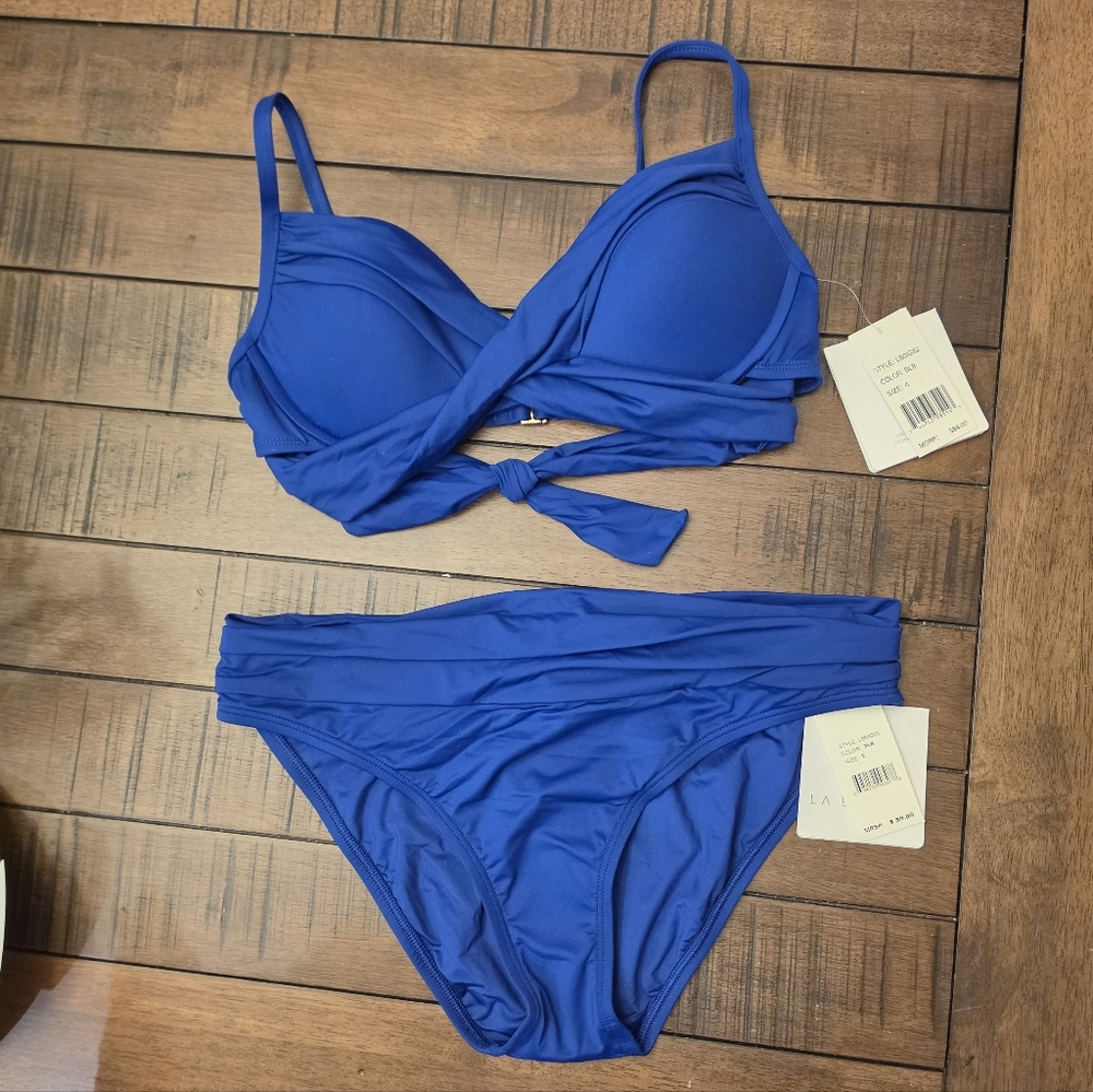 La Blanca Island Goddess Bikini Top (6) and Bottom (8)